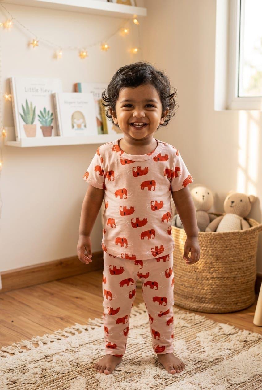 Elephant Top & bottom set (6 months-3 years)