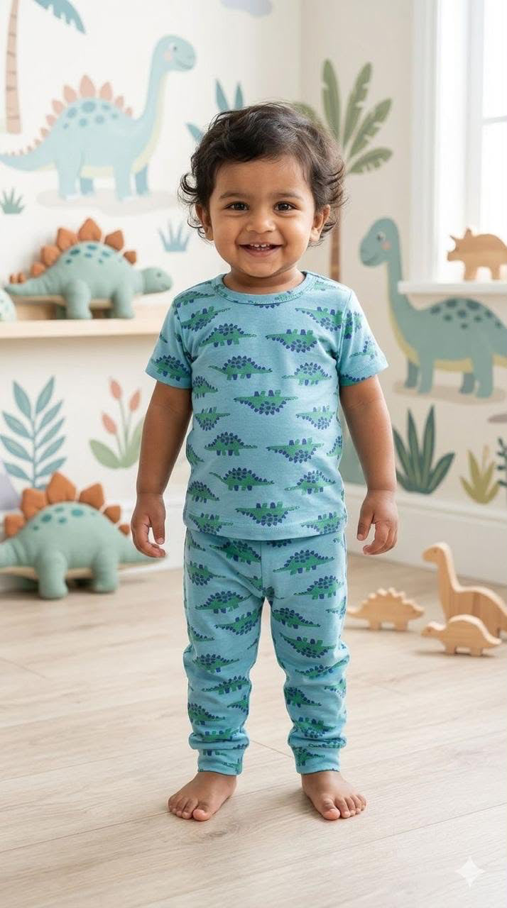 Dino Top & bottom set (1-3 year)