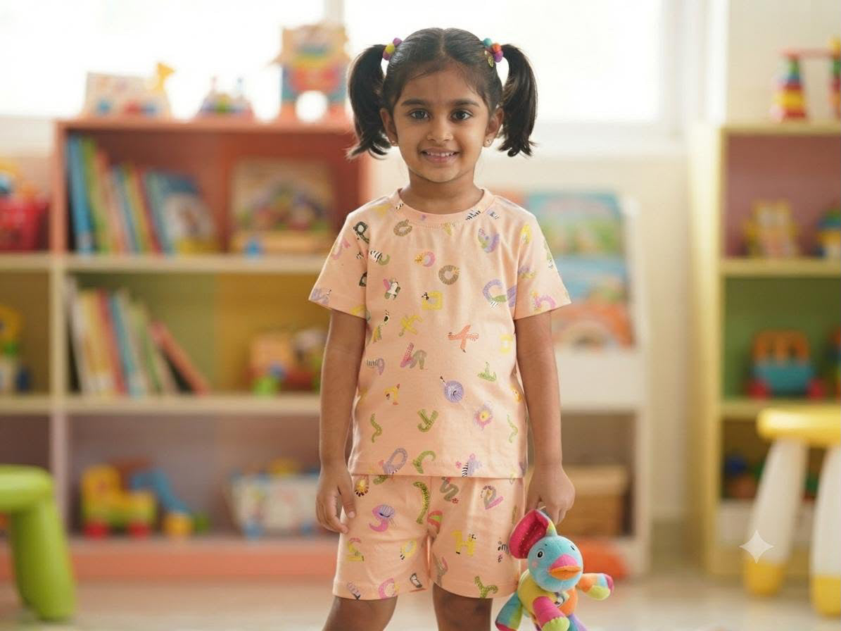 Letters First Date Premium Short Set (6 months-3 years)