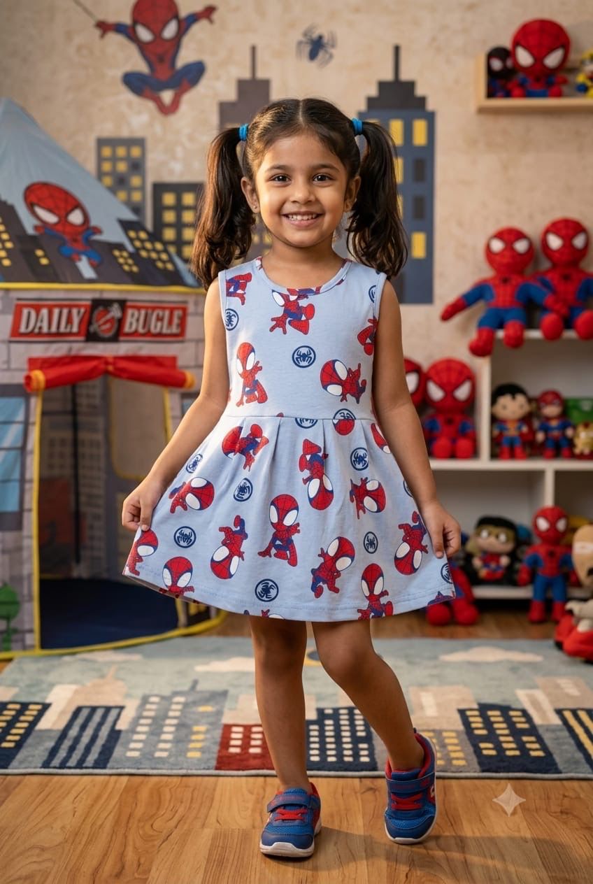 Spider-Man frock (6 months - 4 years)