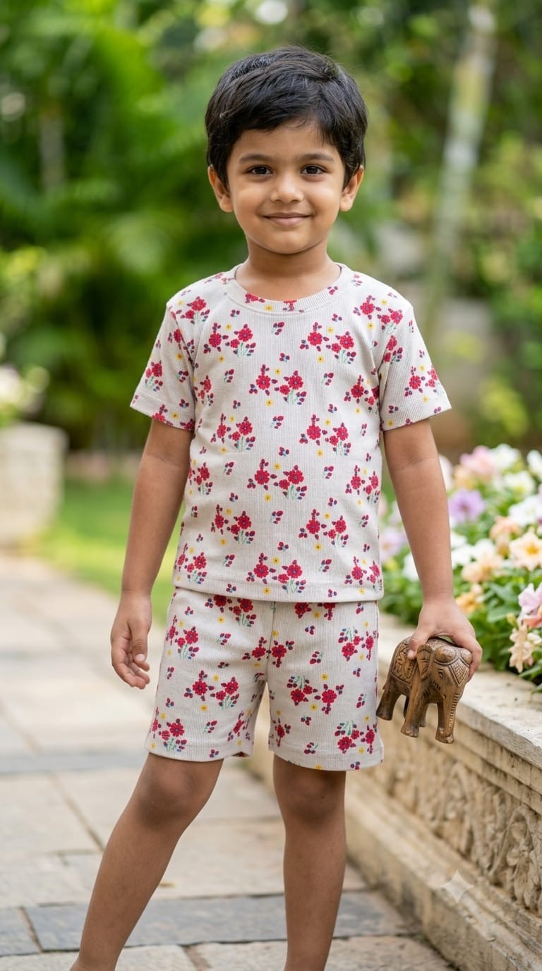 Pink Short set (1-6 years )Code:SA