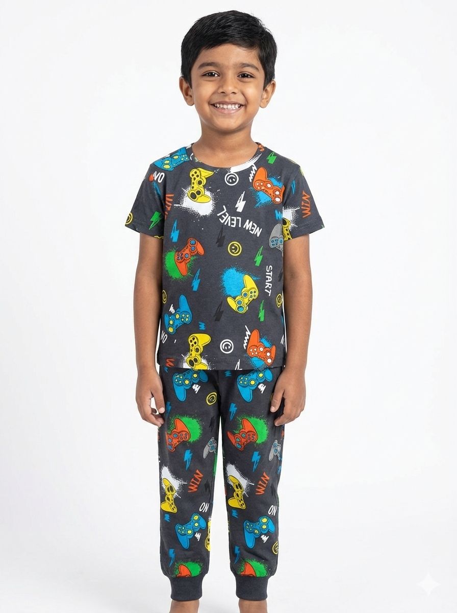 New level gaming top & bottom set (2-10 years)