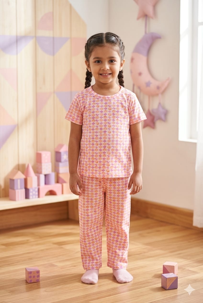 Pink Top & Bottom set (1- 3 years)