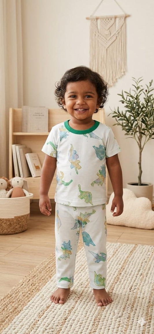 Dino Top & bottom set (6 months- 3 years)