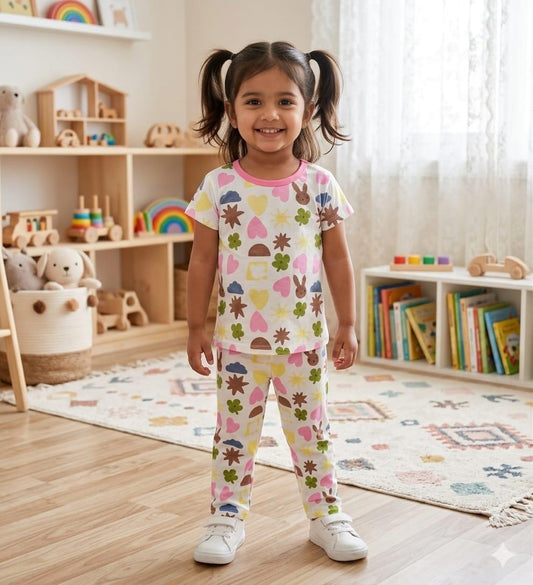 Colourfull Top & bottom Set (2-5 years)