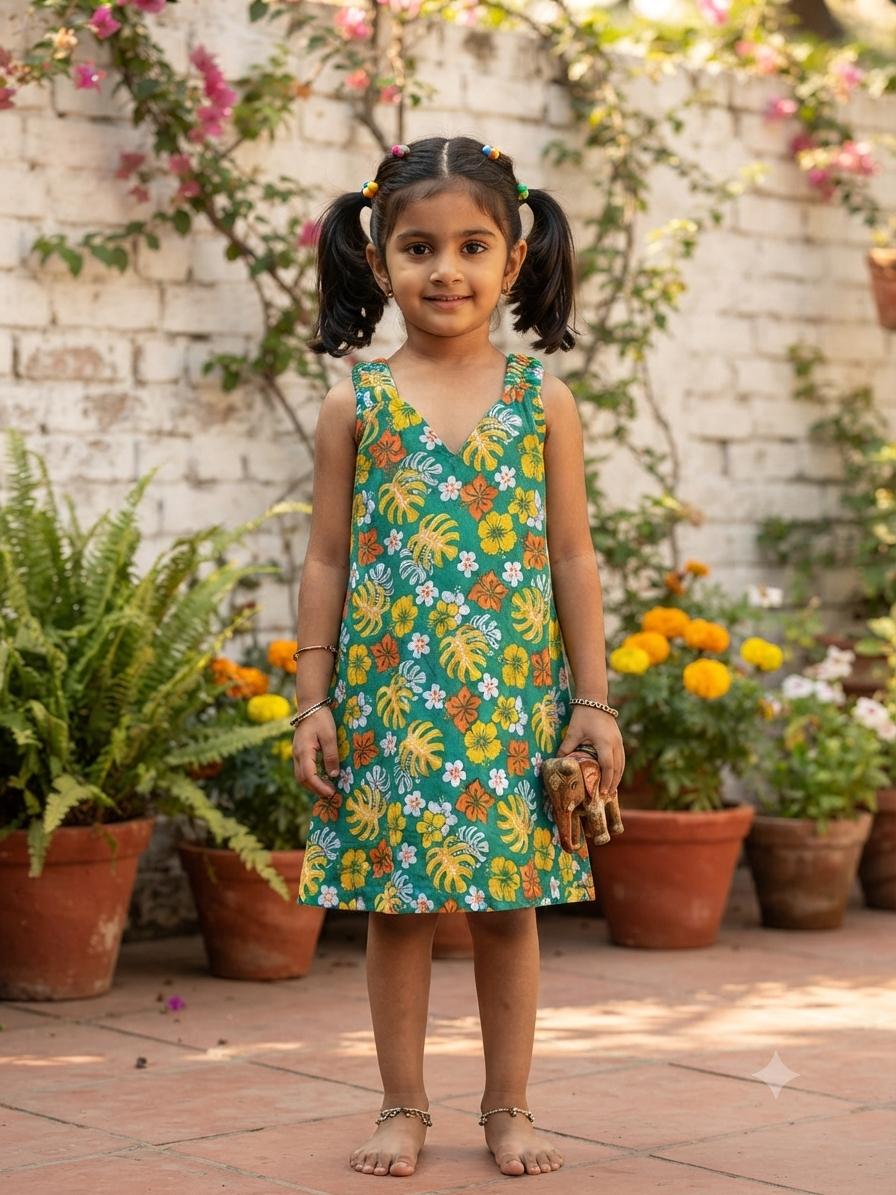 Assorted design  –Frock  Random Design – ₹89  -(3-4 year)