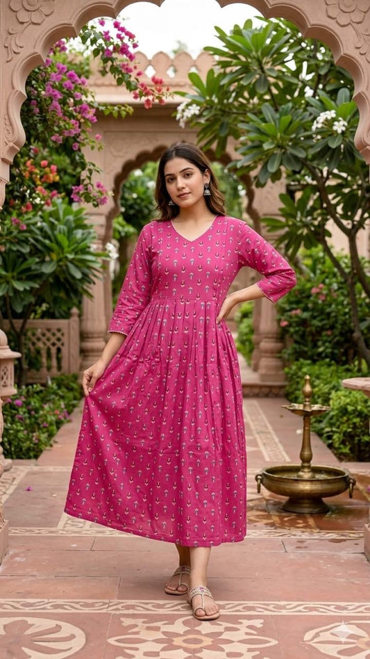Pink shade maternity wear (XXL)