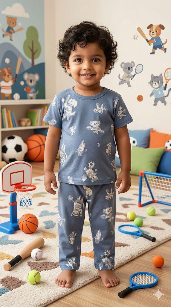 Teddy  Top & bottom set (6 months-3 years )