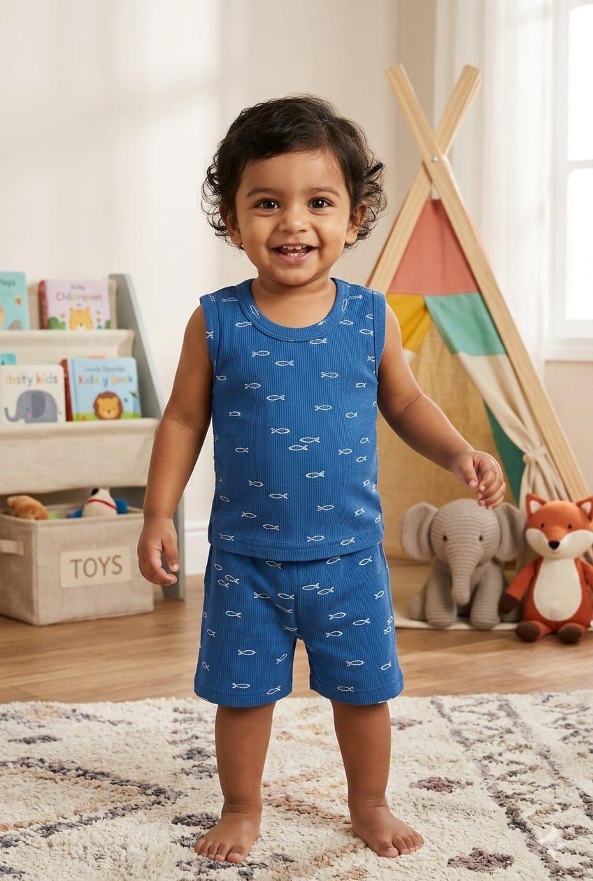 Assorted design  –Short Set    Random Design – ₹89  -(3-4 year )