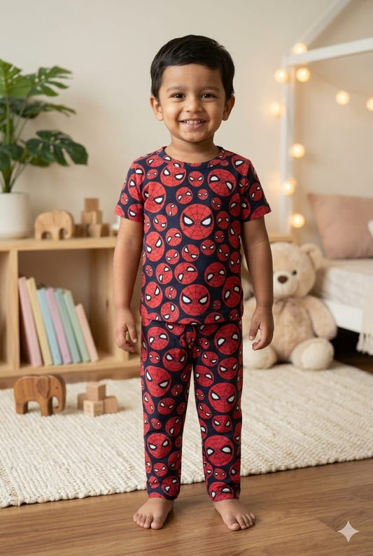 Spiderman Top & bottom  set (6 months-3 years)