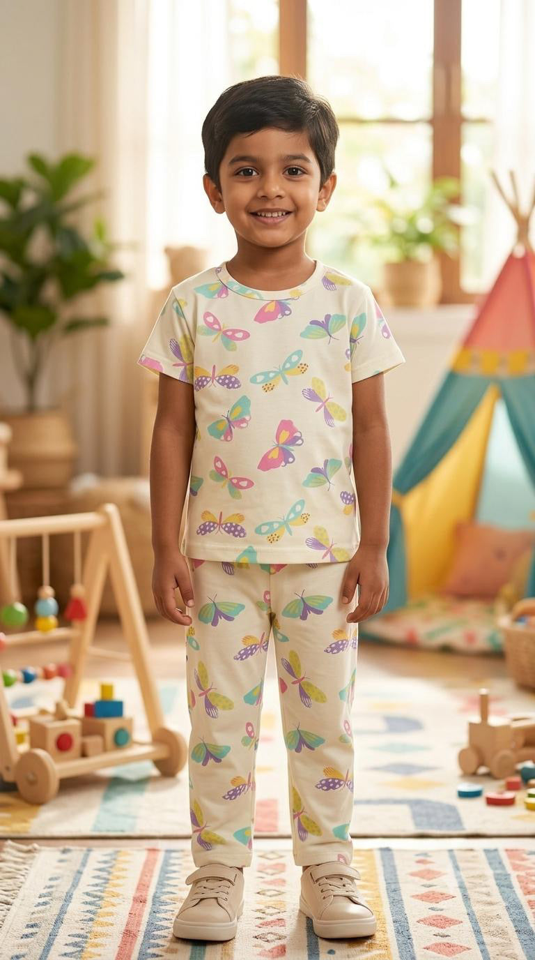 Butterfly Top & bottom Set (2-5 year)