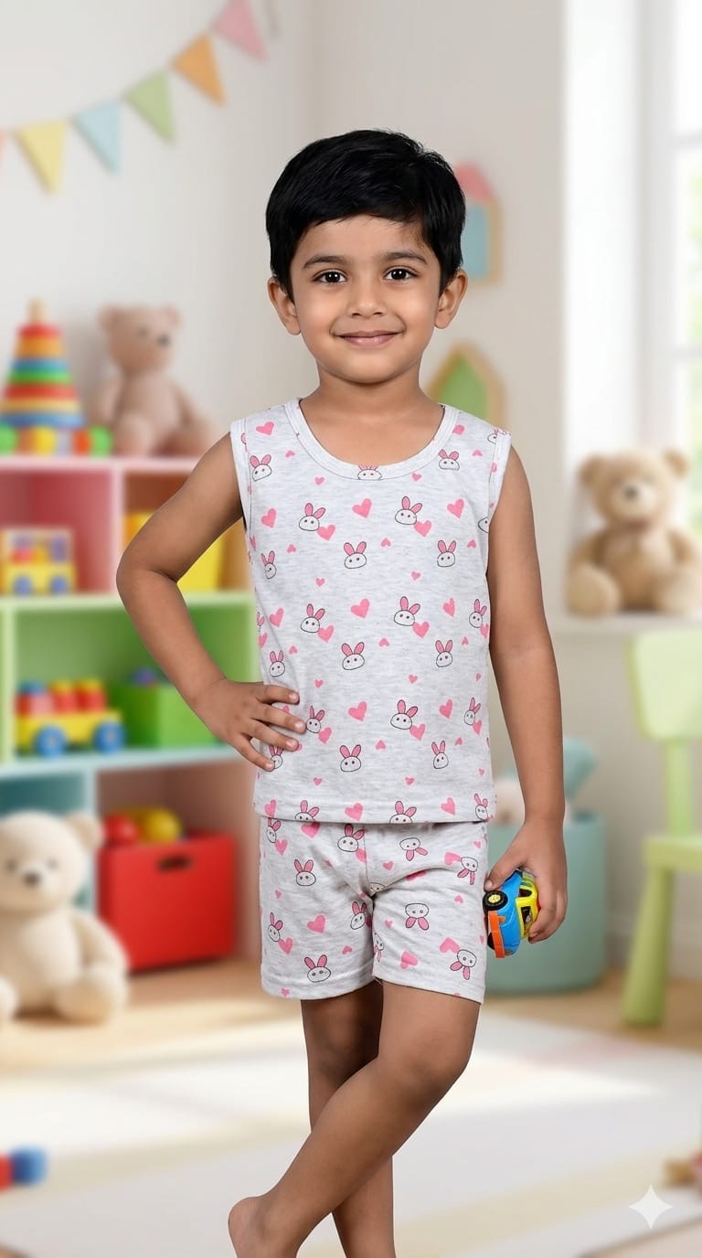 Grey short set (6 months-4 years) Code:As