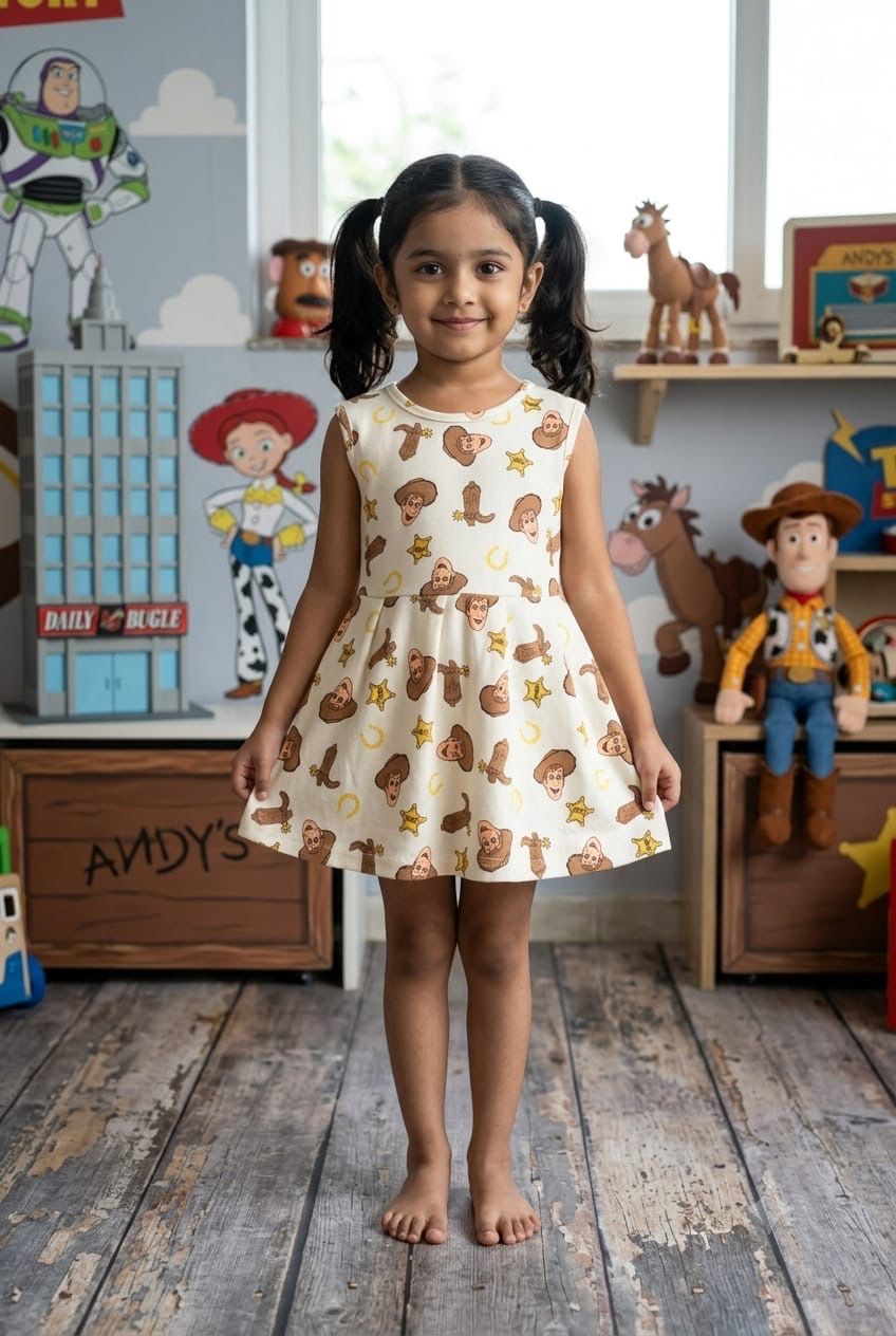 Moon man frock (6 months - 4 years)
