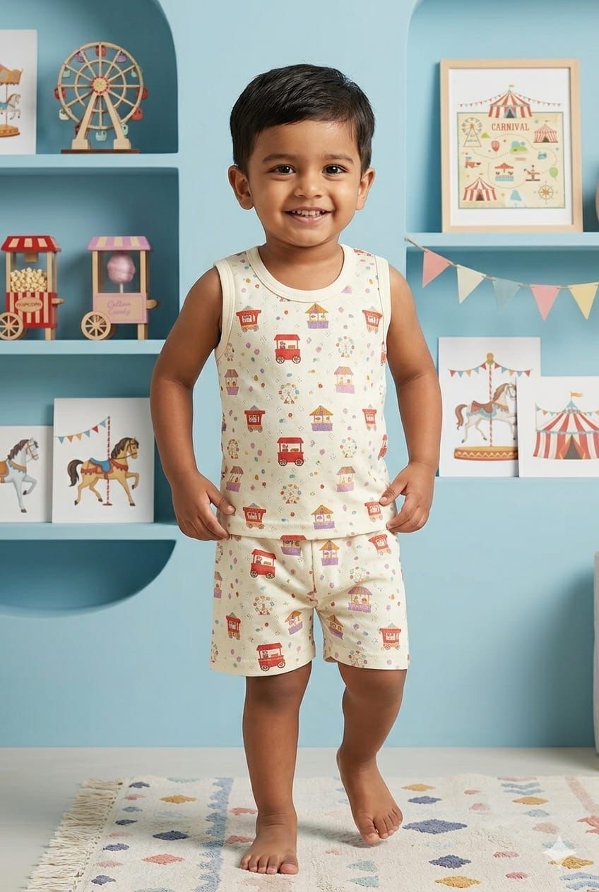 Carnival Sleeveless Short set (2-3 years)