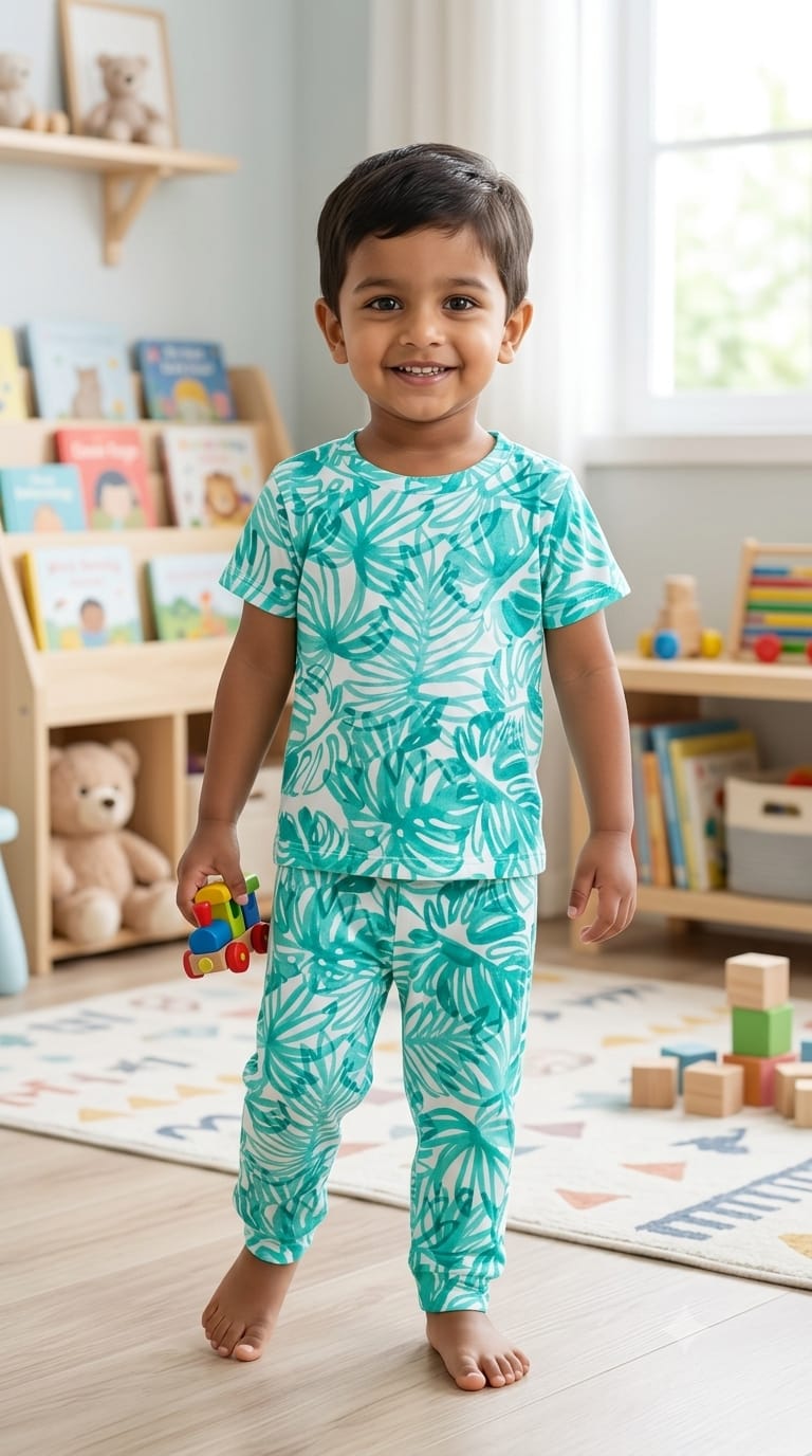 Blue Top & bottom Set (6 months -3 years)