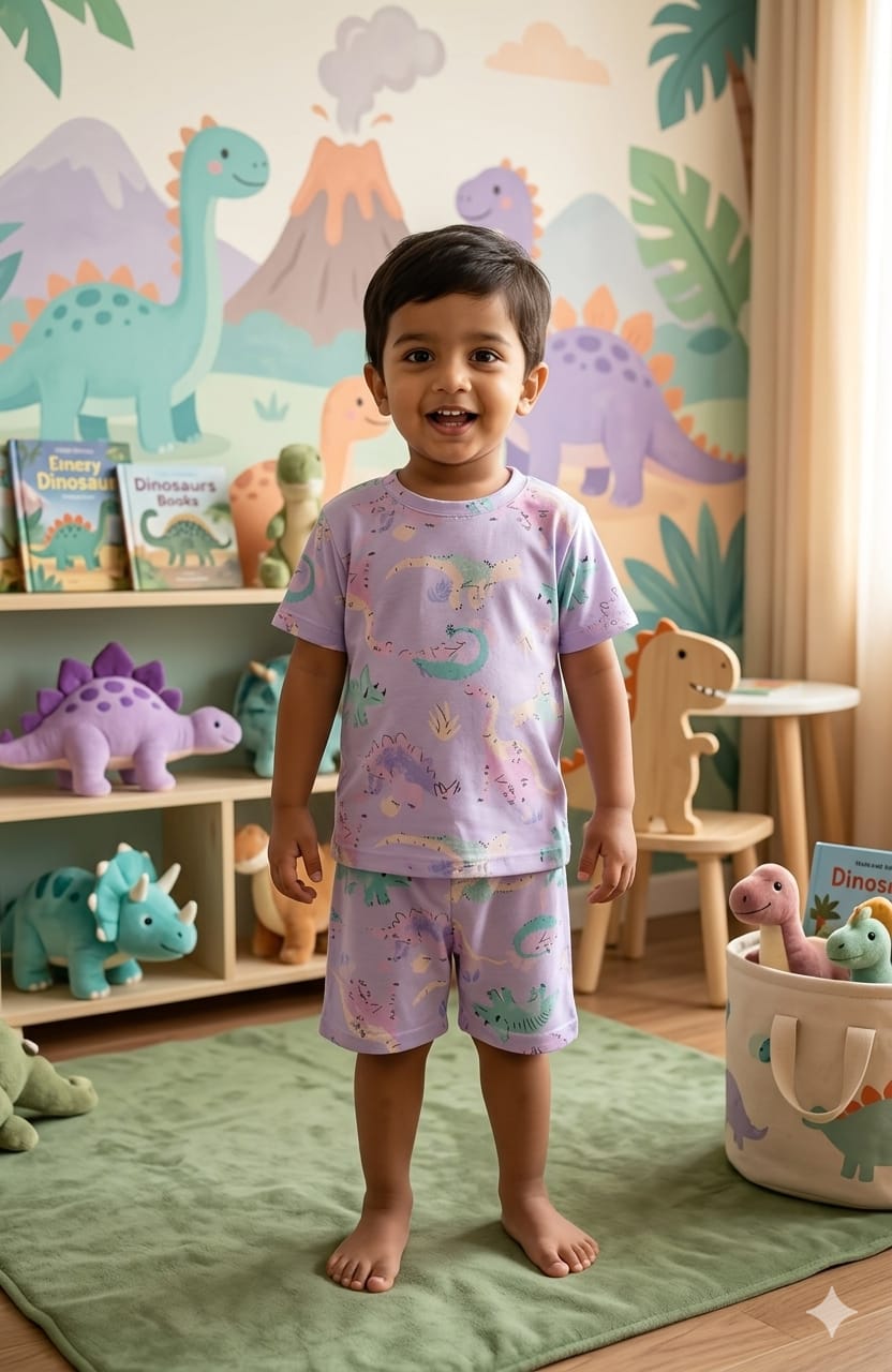 Purple  Short set (3-5 years)