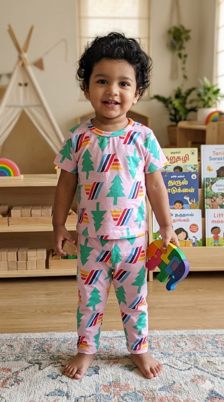 Tree Top & bottom  set (6 months-3 years)