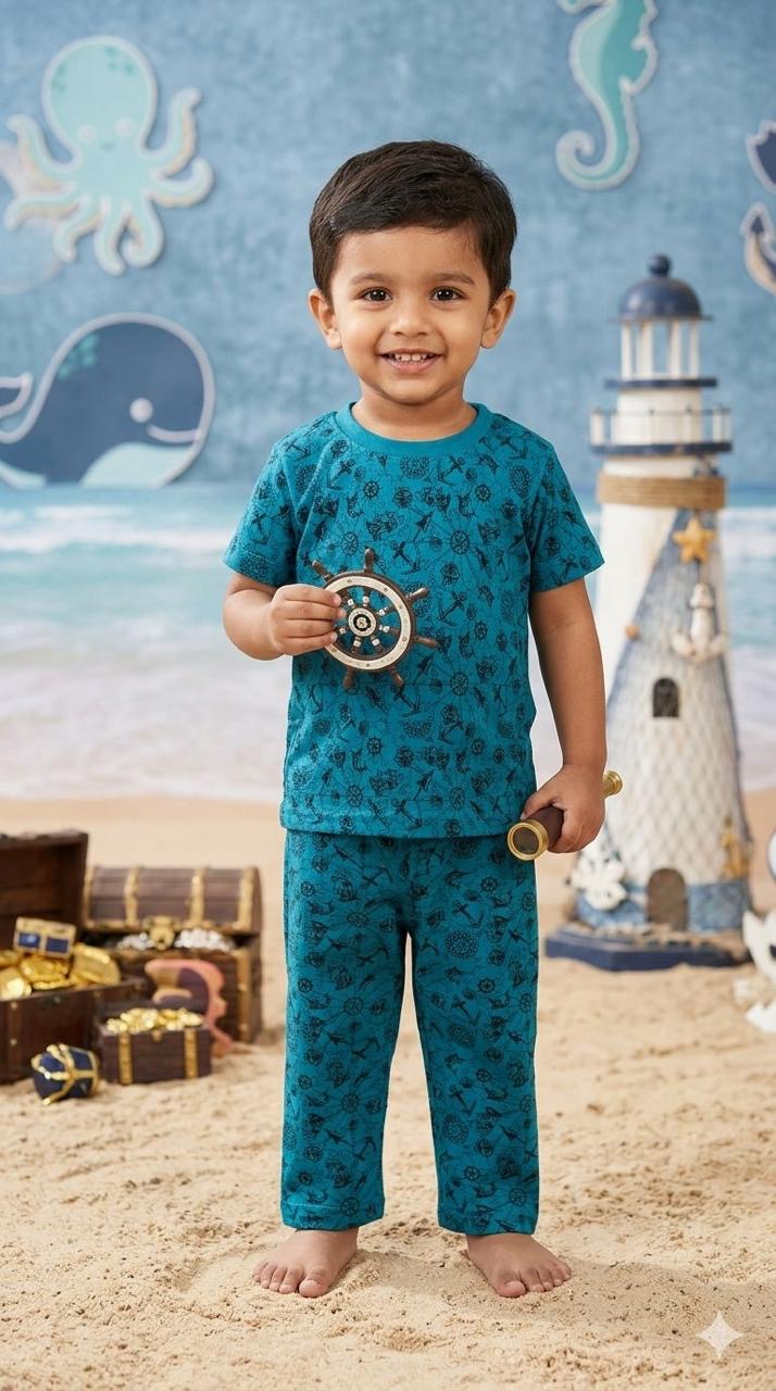 Blue arrow Top & Bottom  set (1- 3 years)