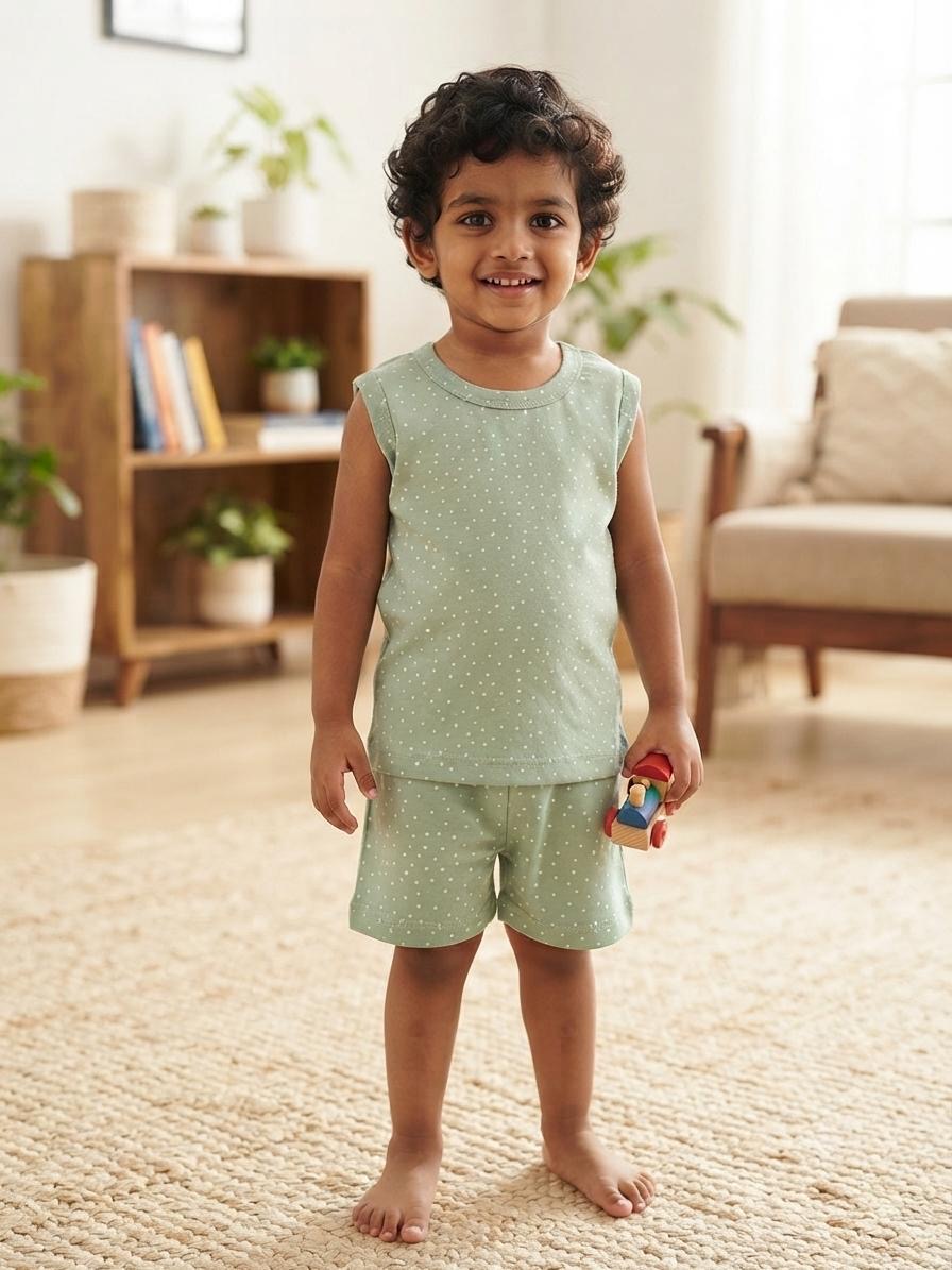 Light green Short set (1-3 years)