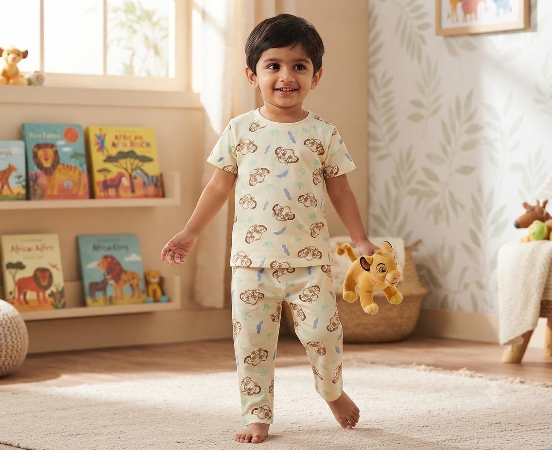 Simba ribbed Coord  set (1-6 years )Code:SA