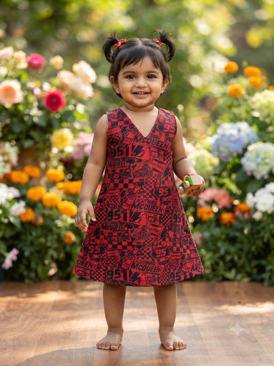 Assorted design  –Frock  Random Design – ₹89  -(1-2 year)