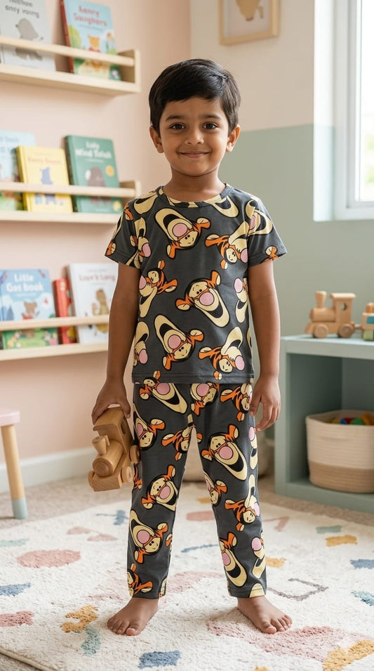 Cartoon Top & bottom set (1- 3 years)