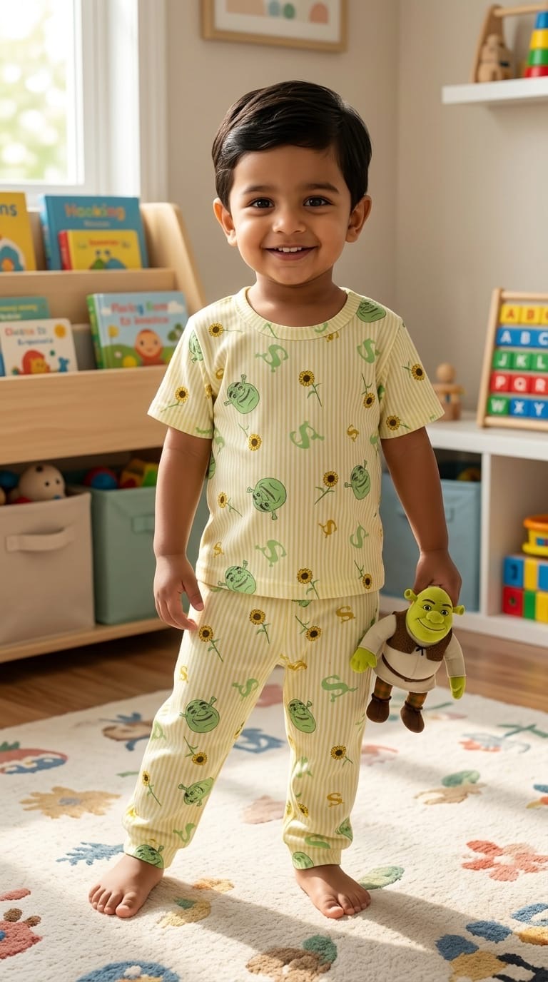 S world Top & bottom set (6 months-3 years)