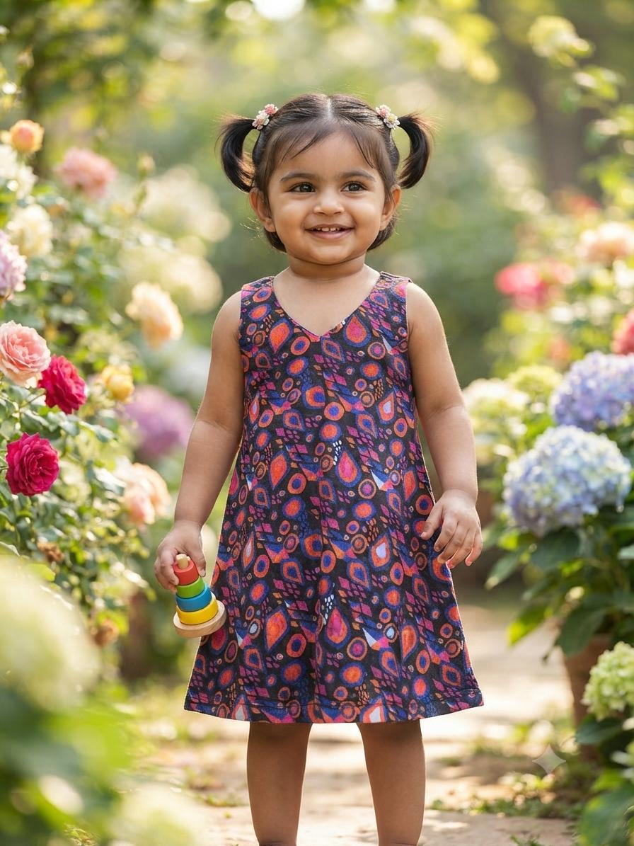 Assorted design  –Frock  Random Design – ₹89  -(1-2 year)