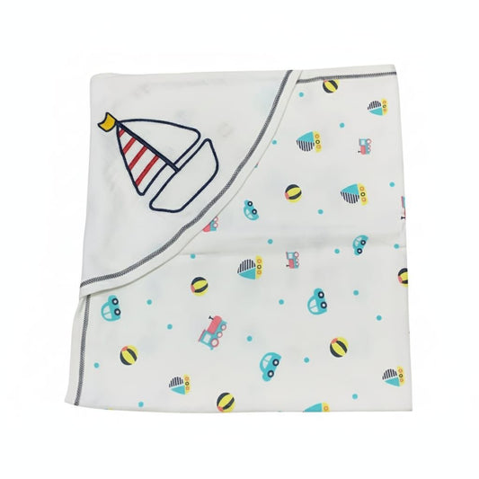 Boat ball 2 muslin hooded towel(70*70)