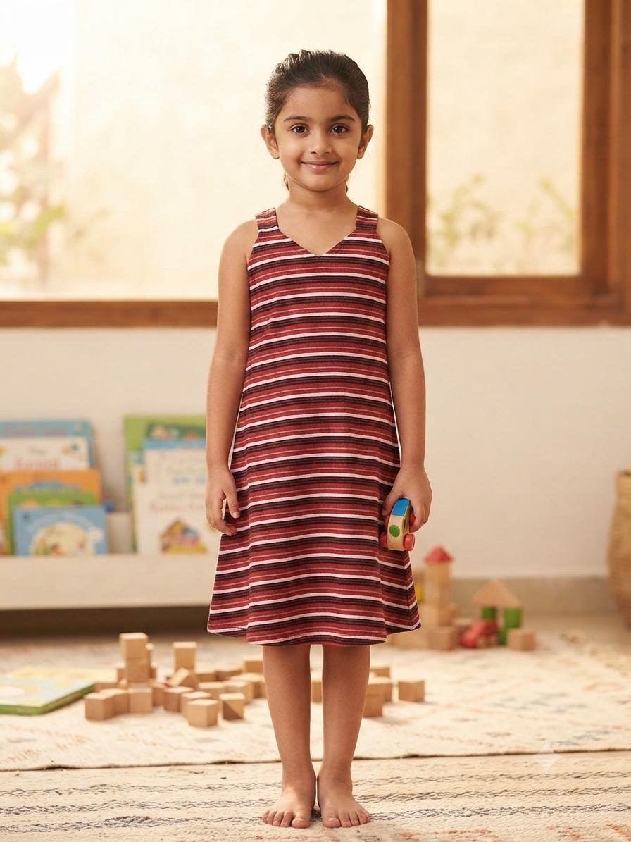 Assorted design  –Frock  Random Design – ₹89  -(5-6 year)