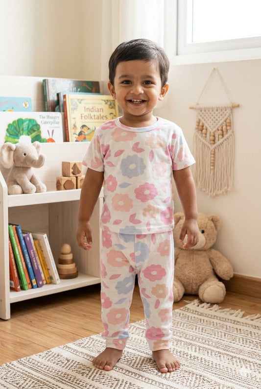 Colourful Top & bottom  set (6 months-3 years)