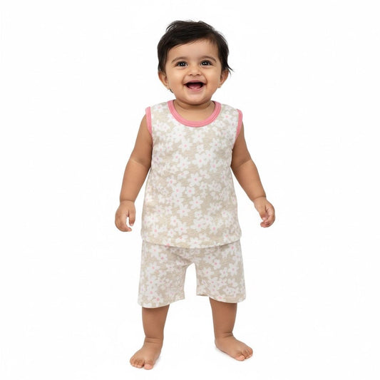 Floral short set (3-5 years)