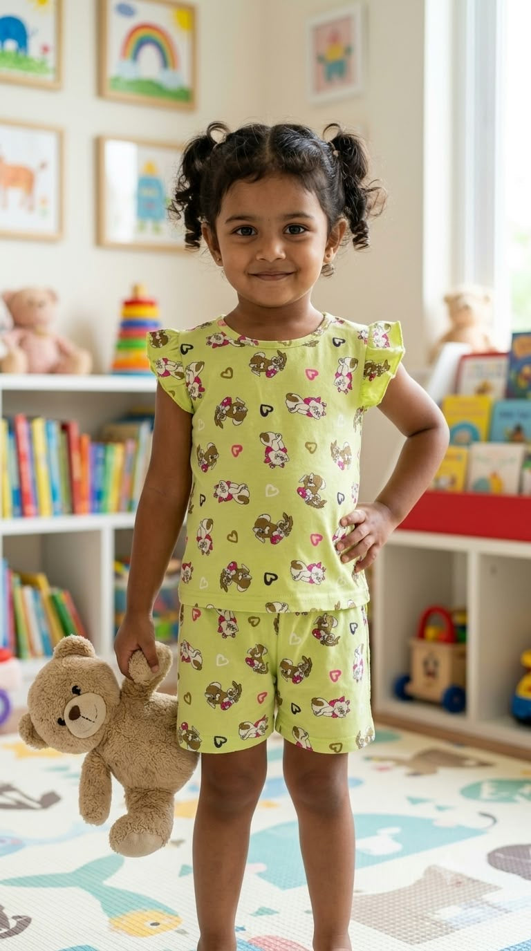 Kitty & friends  Short  Set (1-3 year )