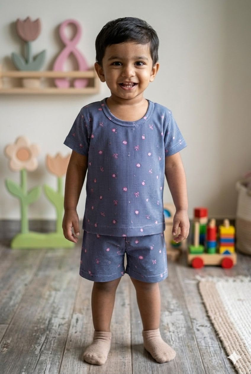 Assorted design  –Short Set    Random Design – ₹99  -(3-5 year)