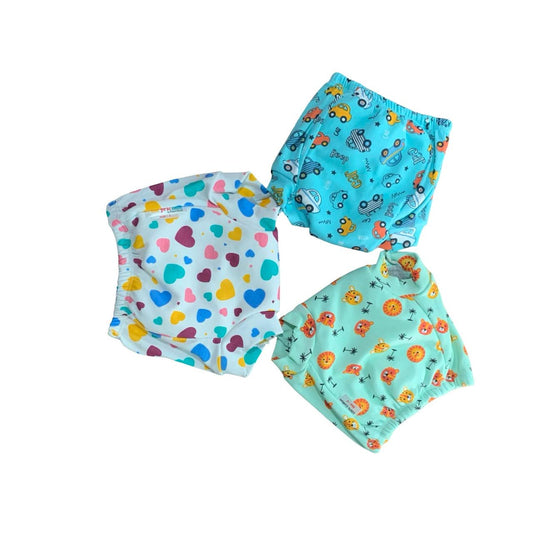 Padded Underwear Pack of 3 (3 Months -4 Years) At just Rs.185 EACH ASSORTED DESIGNS