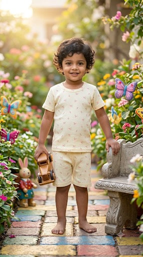 Yellow  Short  Set (1-3 year )