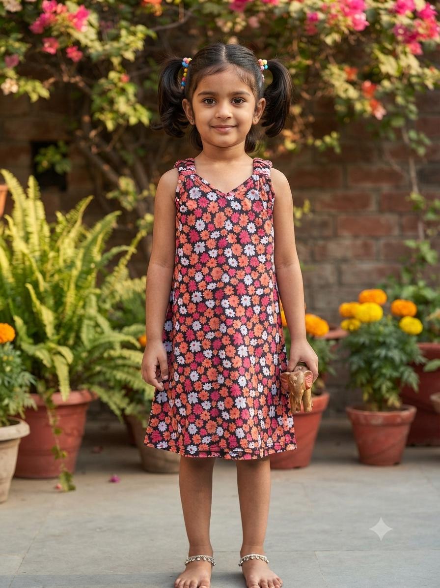 Assorted design  –Frock  Random Design – ₹89  -(3-4 year)