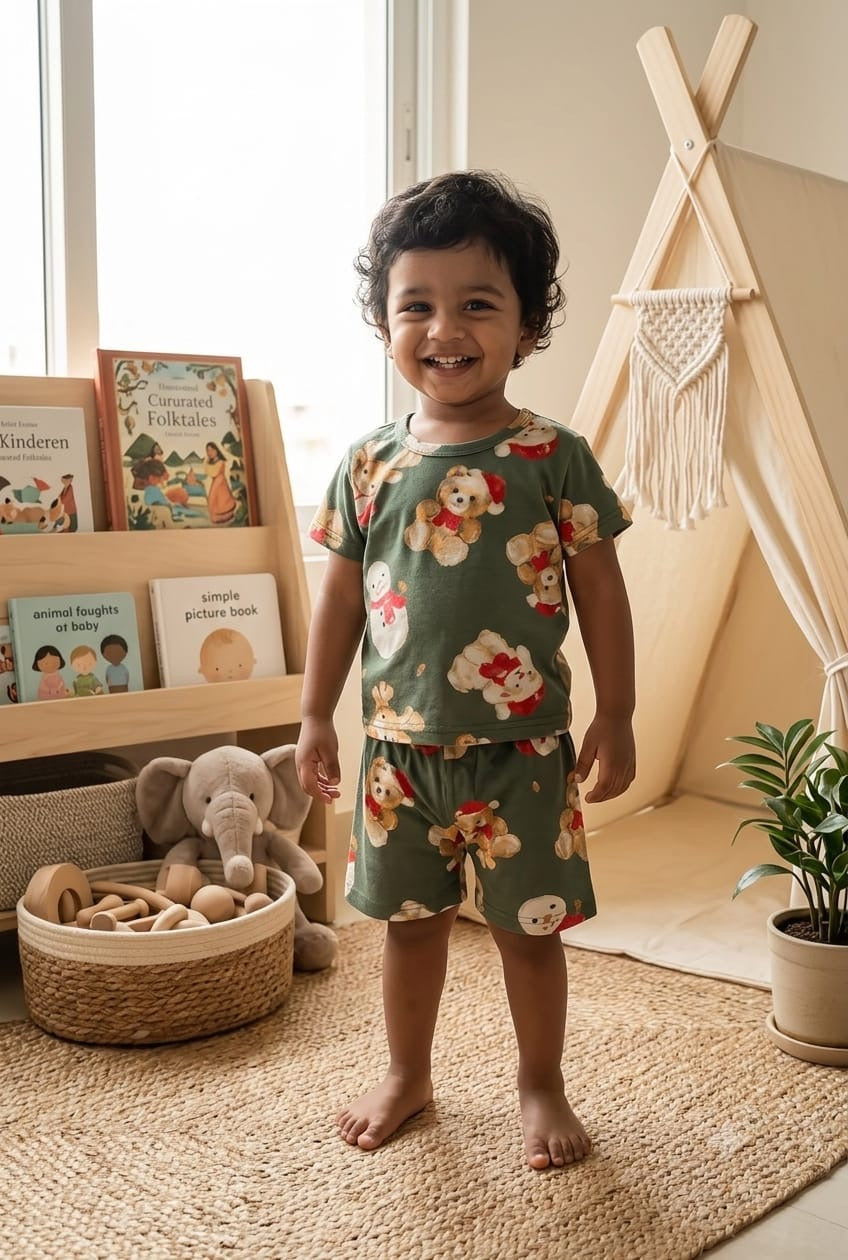 Teddy Short set (1- 3 years)