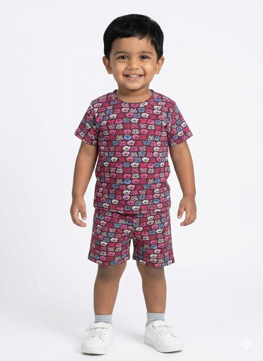 Assorted design  – Short Set    Random Design – ₹99  -(6 months - 4 year)