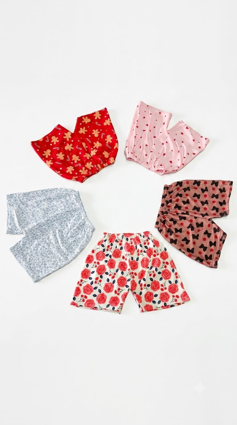 Assorted design  –Short   Random Design – ₹30  -(2-3  year)