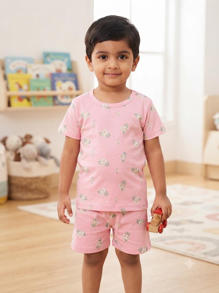 Pink Short set (1-3 year)