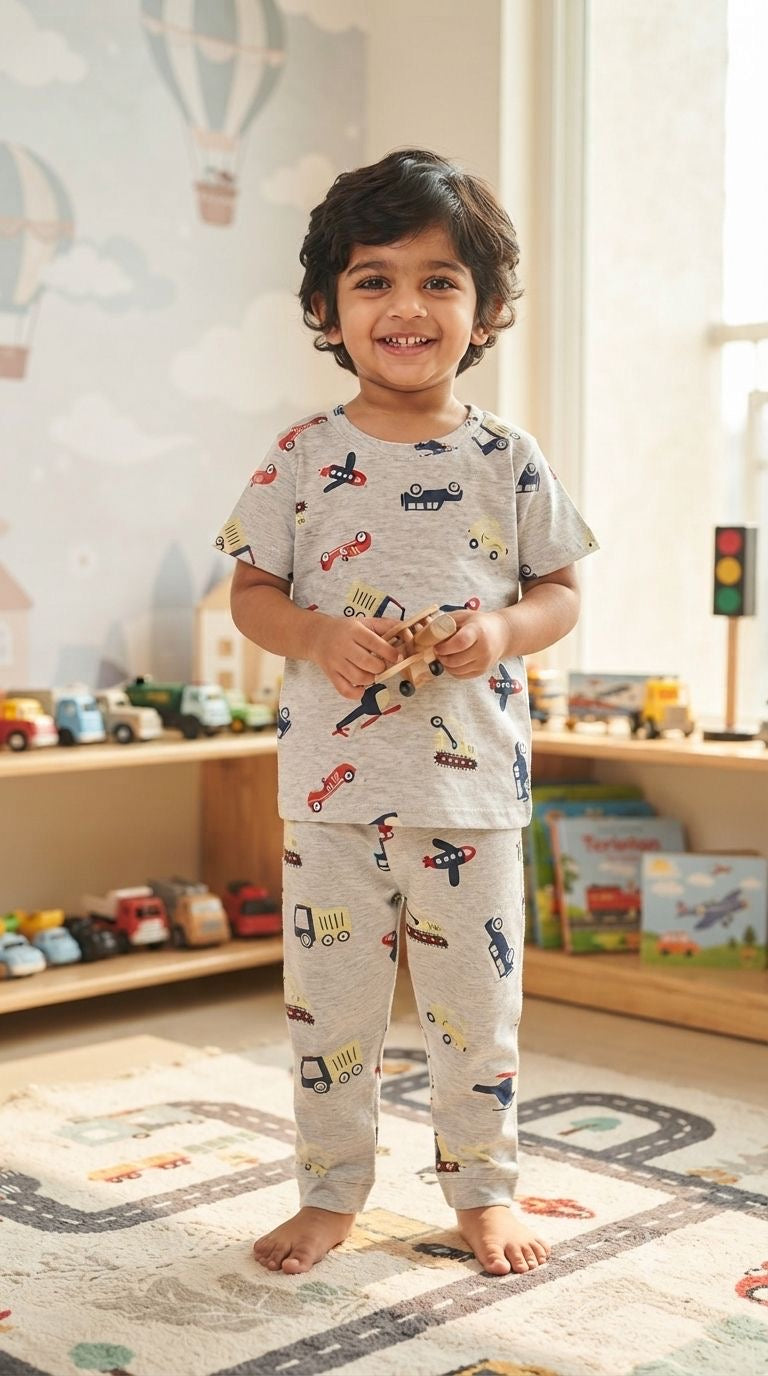 Vehicle Top & bottom  set (6 months-3 years)