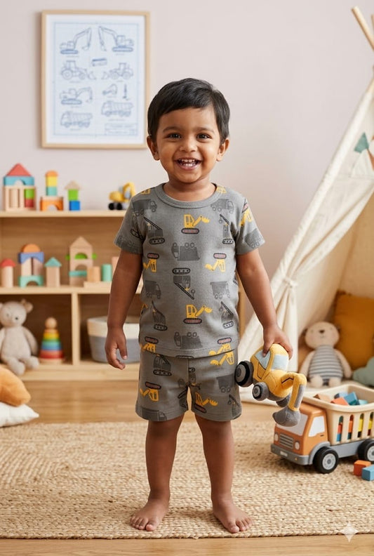JCB Short set (6 months-3 years )