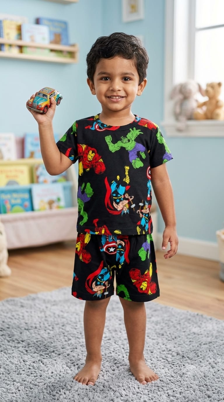 Superhero world Short  Set (1-3 year )