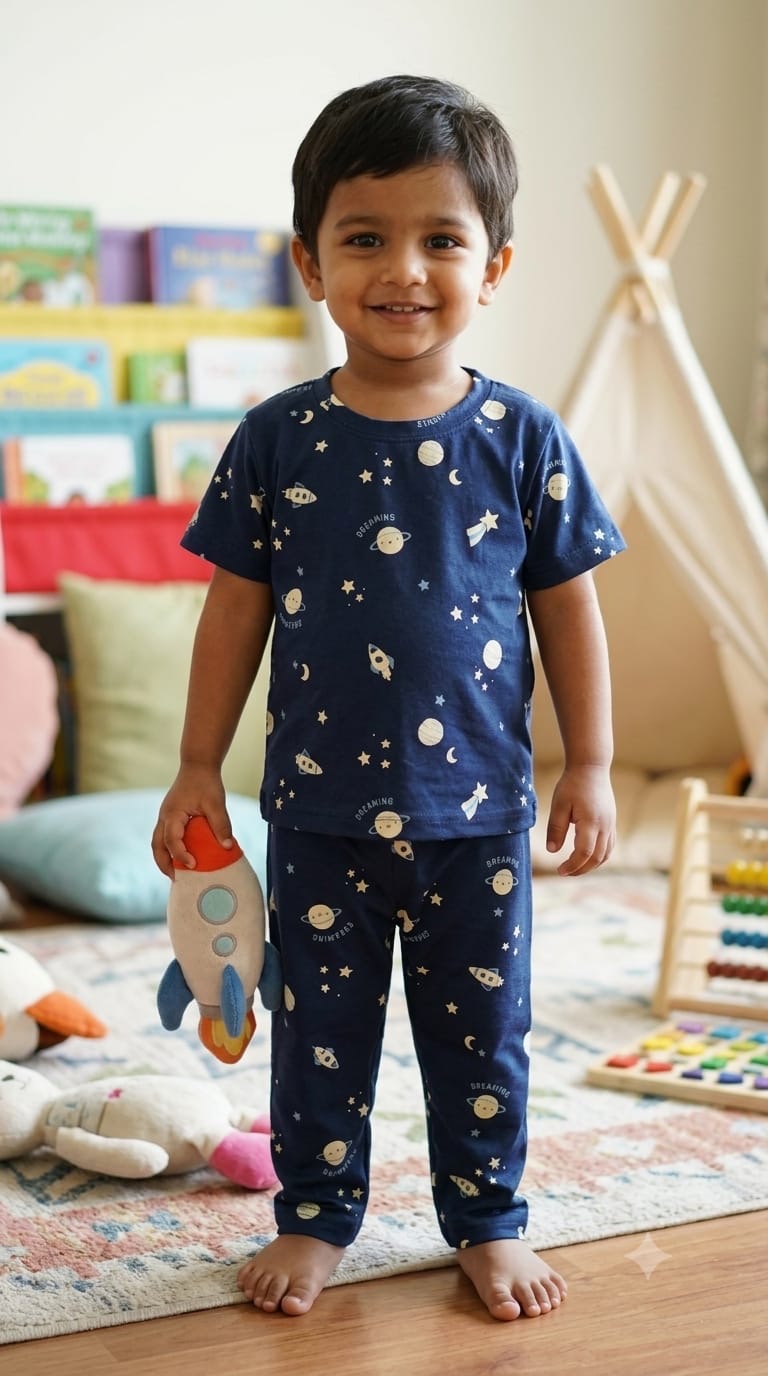 Night life Top & bottom set (6 months-3 years)