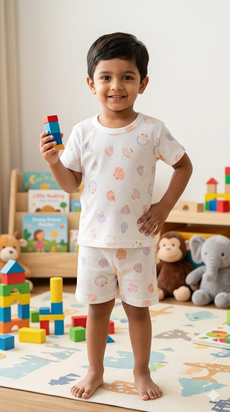 Shell  short set (6 months-3 years)
