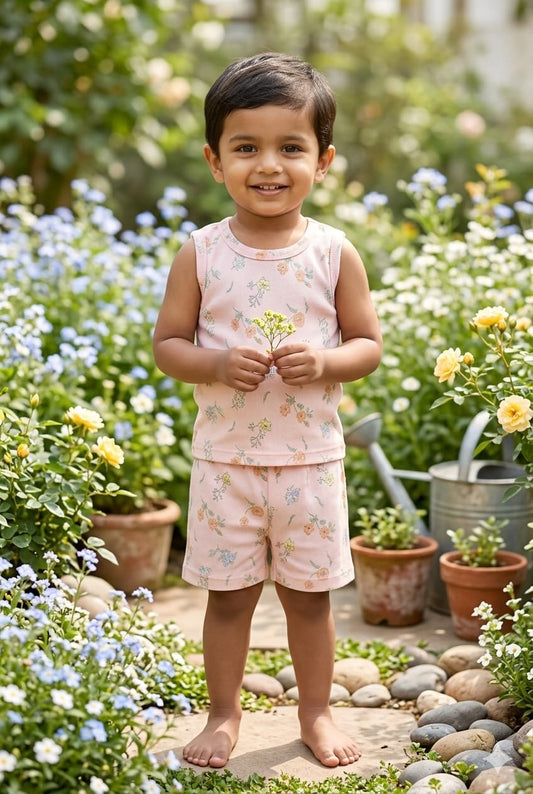 Cute flower Short set (6 months- 3 years)