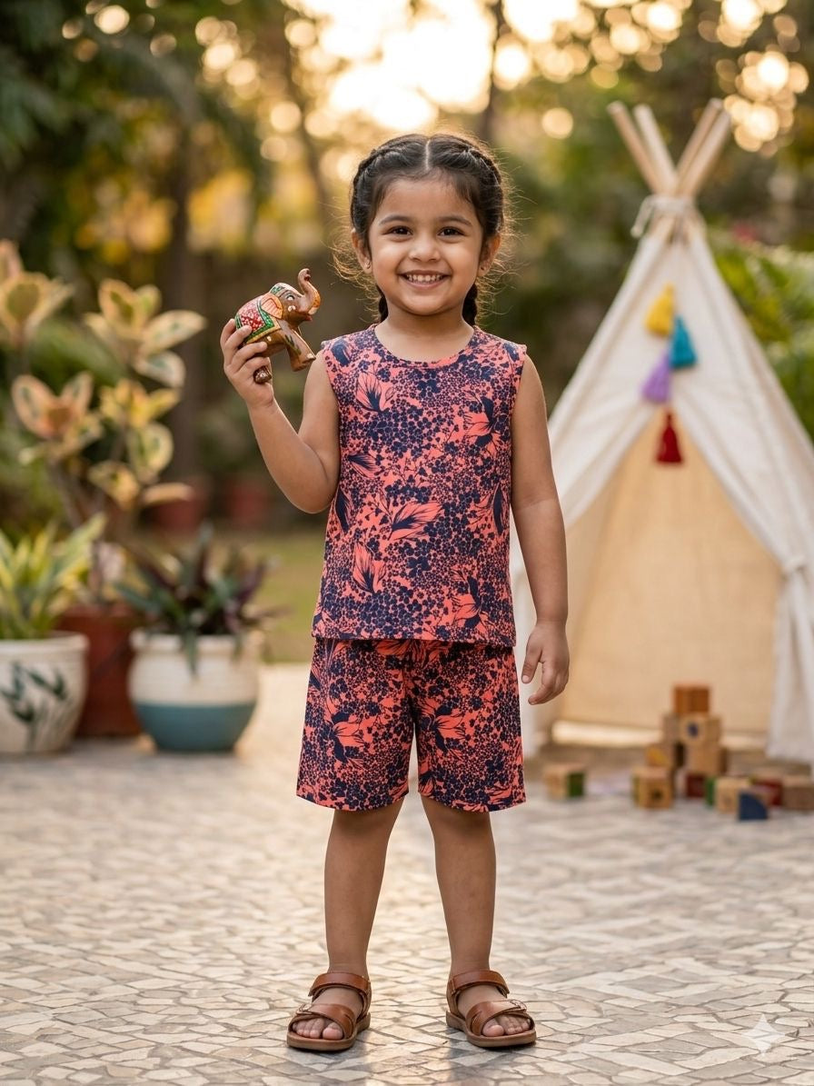 Black marron Short set (6 months- 3 years)