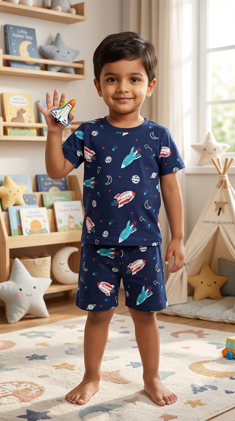 Space world Short  Set (1-3 year )