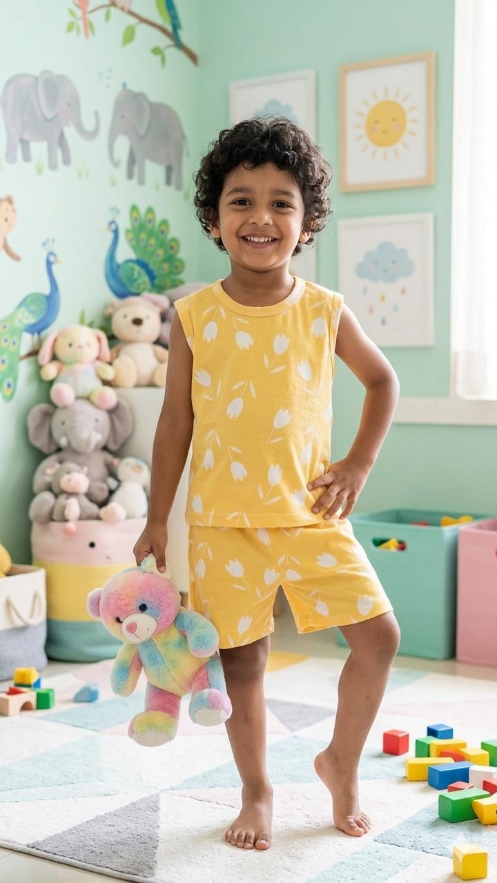 Yellow tulip  Short set (1-2 years)